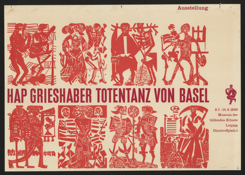 neznámý - Hap grieshaber Totentanz von Basel 1966