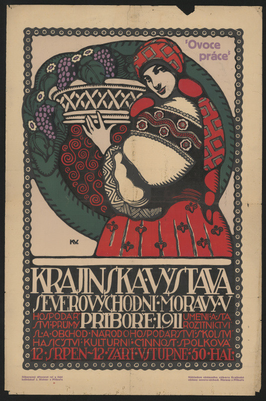 signatura KV - Krajinská výstava severovýchodní Moravy v Příboře 1911