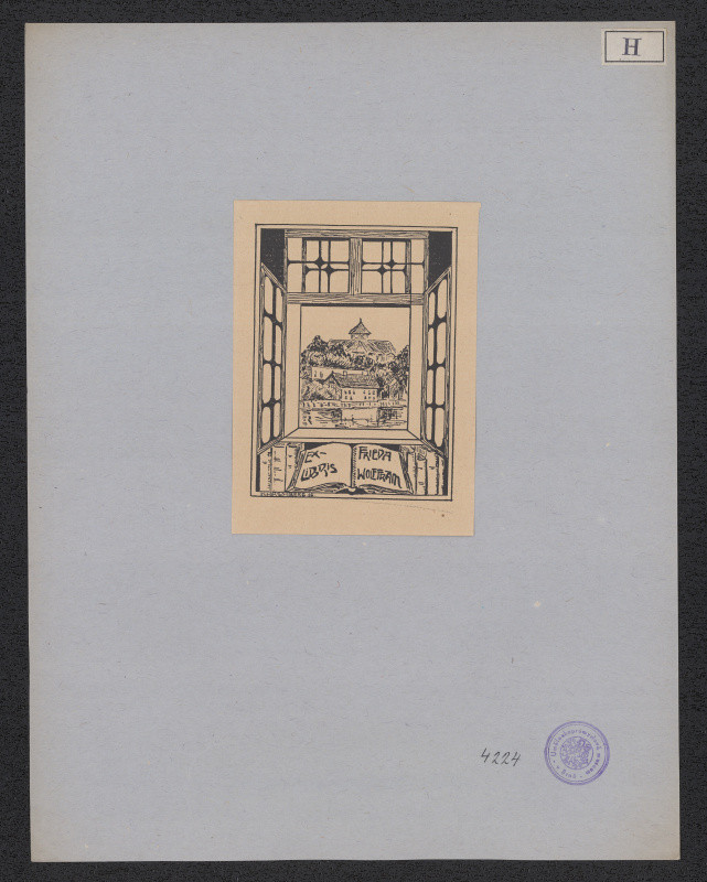 Káthe Hirschberg - Exlibris Frieda Wolffrau