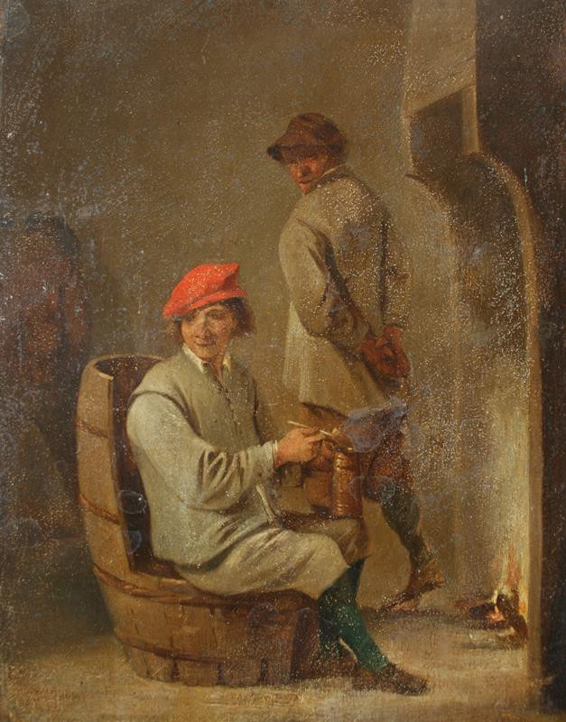 David Teniers ml. - napodobitel - Kuřáci