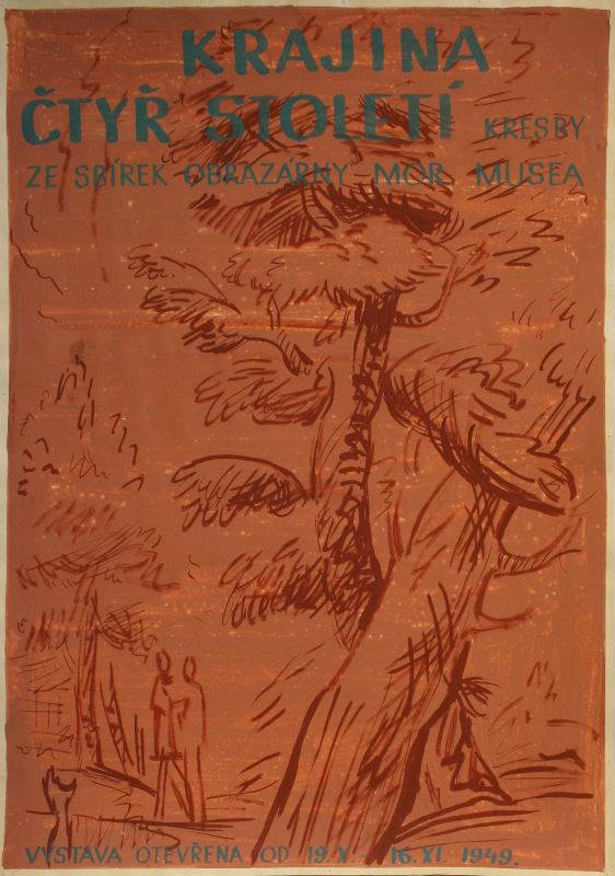 Jan Maria Najmr - Návrh na plakát výstavy 