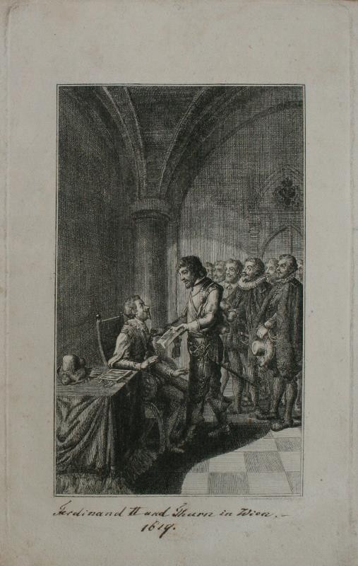 Daniel Niklaus Chodowiecki - Ferdinand II und Thurn in Wien 1619