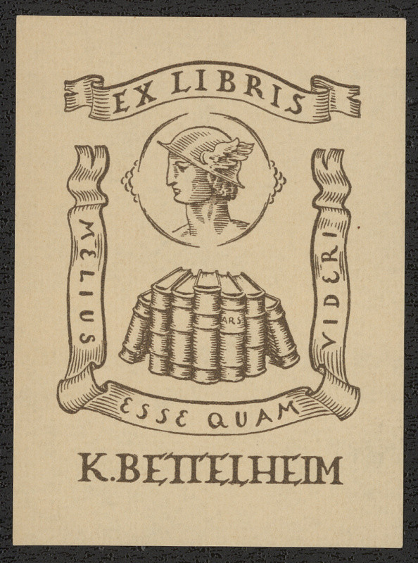 Rudolf Bettelheim - Exlibris K. Bettelheim