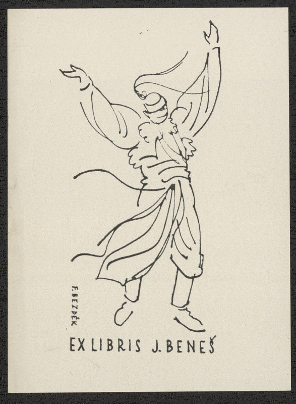 František Bezděk - Exlibris J. Beneš