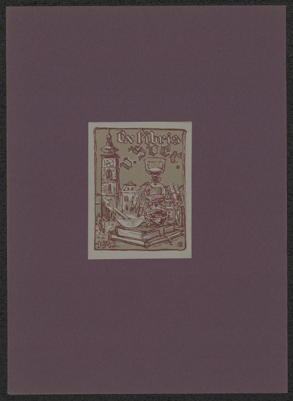 Oldřich Karel - Ex Libris V. Švec