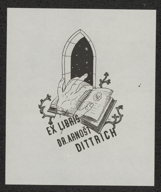 St. Kolařík - Exlibris Dr. Arnošt Dittrich