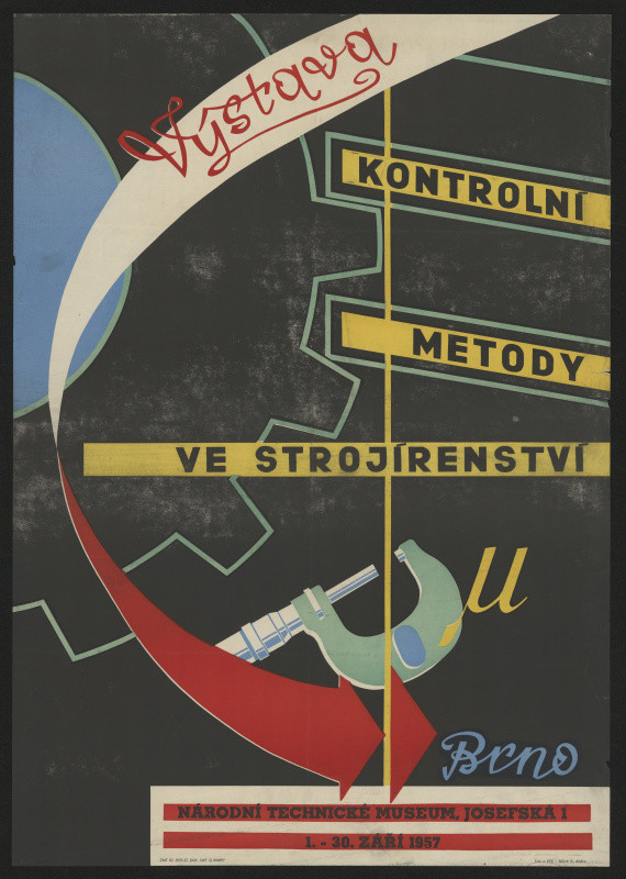 K. Ambro - Kontrolní methody ve strojírenství Brno, Nár. tech. museum Josefská 1.1.-30.9.1957