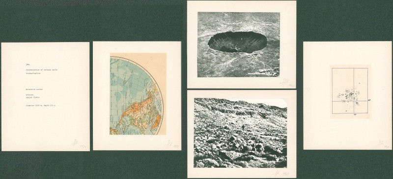 Jiří Hynek Kocman - Documentation of a certain earth traumatisation (autorské portfolio : My Activities : Land Activity)