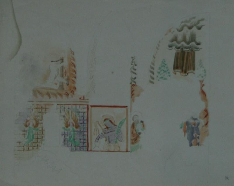 Mořic (Mauritz) Vilém Trapp - Nástěnné malby z kostela v Rohozci