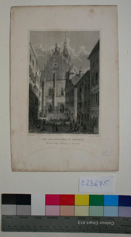 Johann Anton Richter - Die  Pfarrkirche  in  Schwatz