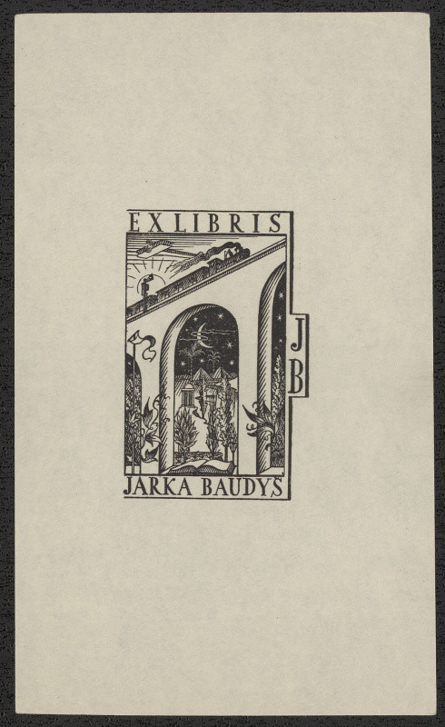 Karel Kinský - Ex libris Jarka Baudyš