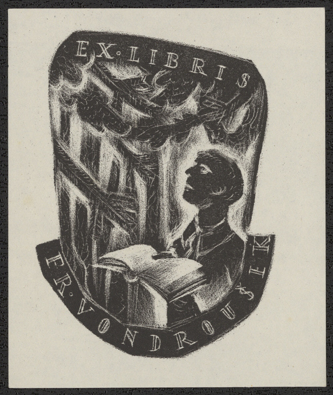 Dobroslava Bilovská - Exlibris Fr. Vondroušek