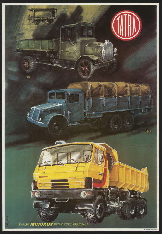 Jan Rybák - Tatra. Export Motokov Praha Czechoslovakia