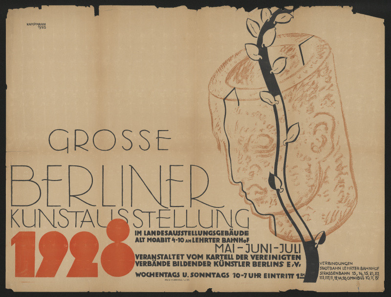 Walter Kampmann - Grosse Berliner Kunstausstellung 1928