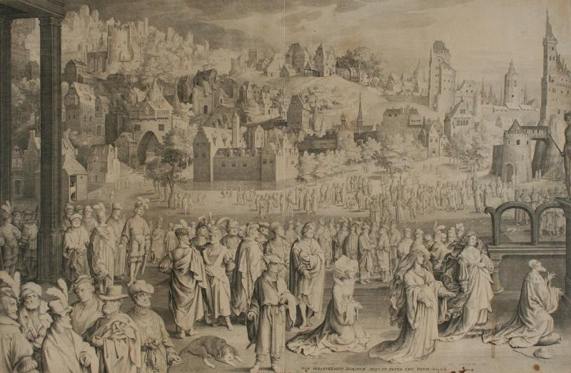 Nicolaes de Bruyn - Šalamoun slouží modlám (Král I.-XI.)