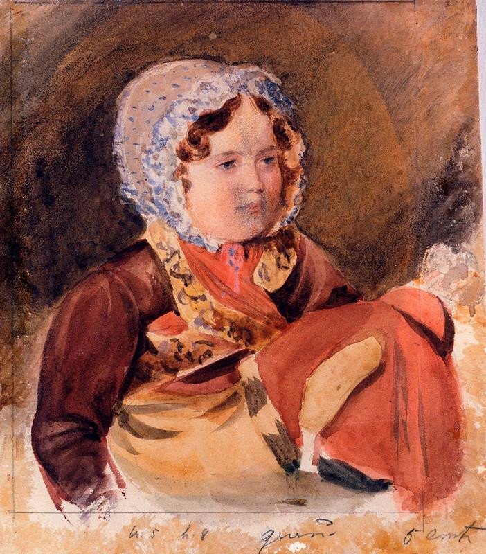 Peter Fendi - Dětský portrét