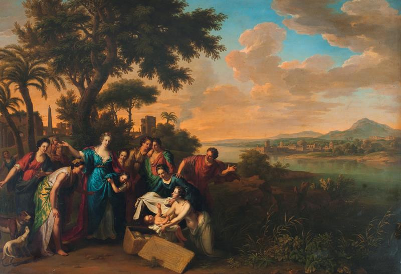 Adriaen van der Werff - Nalezení  Mojžíše