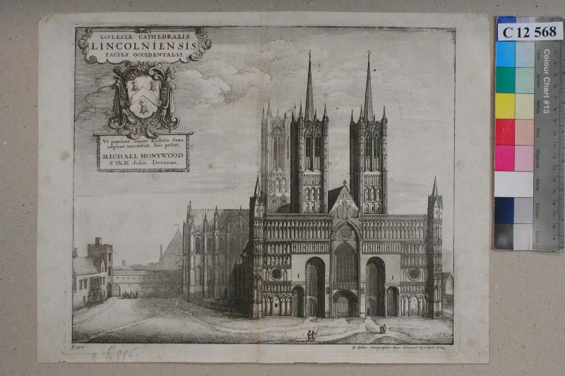 Václav (Wenceslaus) Hollar - Erchesaiae  cathedralis  Lincolnieusis