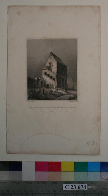 Johann Gabriel Friedrich Poppel - Die  Michaelskapelle  zu  Schwatz  in  Tyrol