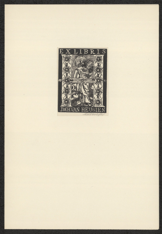 Antonín Doležal - Ex libris J.W.H. van Heugten