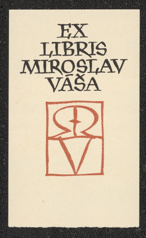 Oldřich Menhart - Ex libris Miroslav Váša