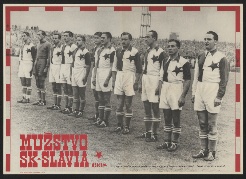 neznámý - Mužstvo SK Slavia