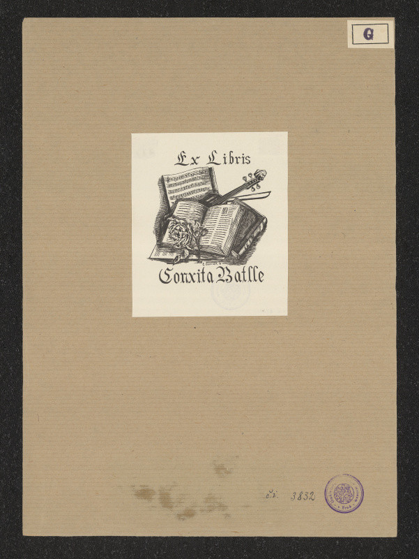 Enric Gavilán Bareche - Exlibris Conchita Butlle