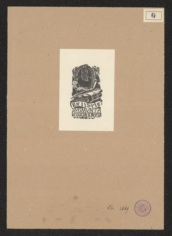 Witold Gawecki - Ex libris Zygmunta Kozierkiewicza