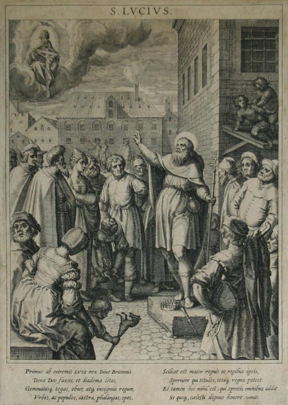 Johann Sadeler I. - Sv. Lucius