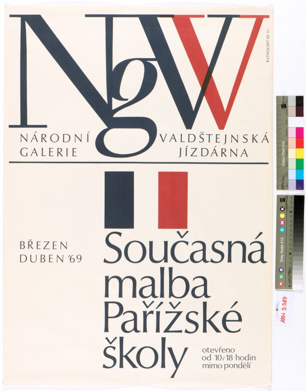 Jiří Rathouský - Současná malba Pařížské školy. NGV březen-duben 1969