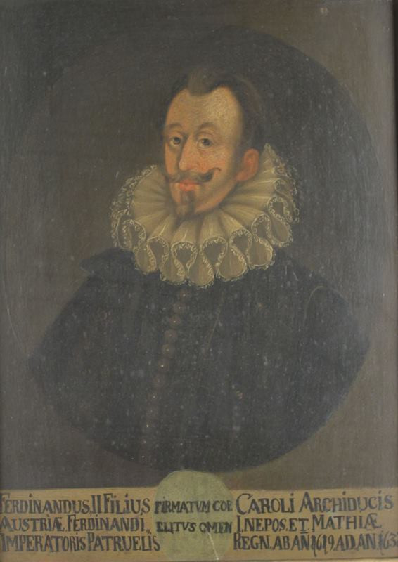 neznámý malíř středoevropský - Ferdinand II. Habsburský