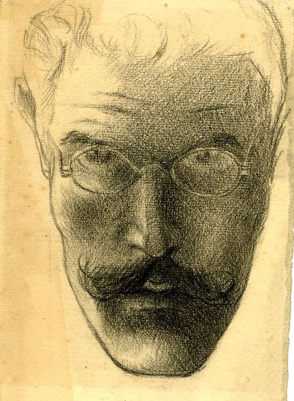 Karel Hlaváček - Autoportrét