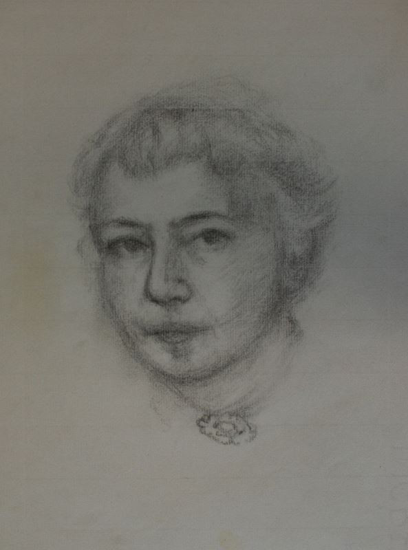 Linka Procházková-Scheithauerová - Autoportrét s broží
