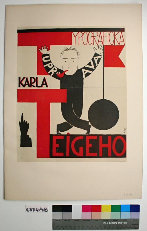 Adolf Hoffmeister - Soubor Česká satirická kresba: Typografická úprava Karla Teigeho