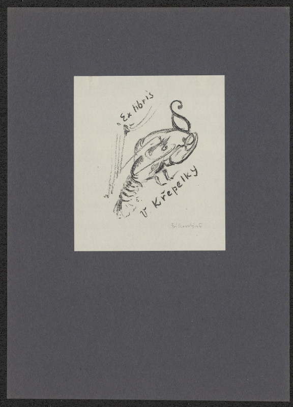 František Bílkovský - Exlibris V. Křepelky