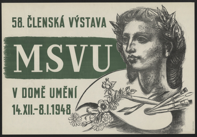 neznámý - 58. členská výstava MSVU v Domě umění 1948