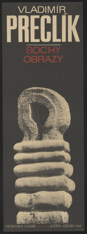 neznámý - Vladimír Preclík, Sochy, obrazy, Moravská galerie 1969