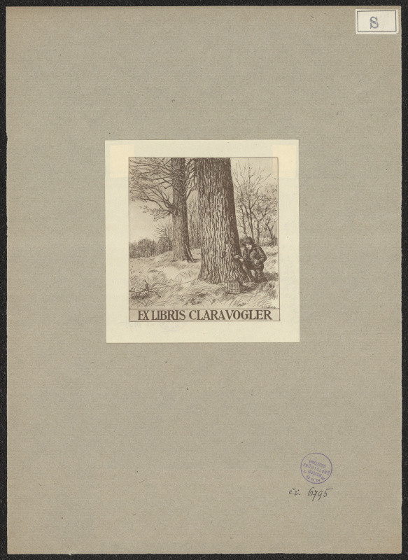 L. Schaberg - Ex libris Clara Vogler