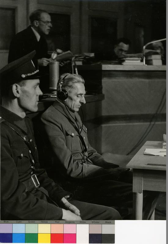 Jindřich Marco - Praha, Soud nad K. H. Frankem, 1946