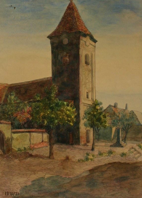 Karel Werner - Kirche in Tracht