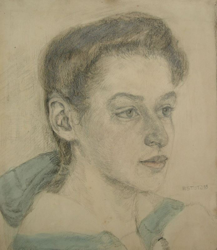 H. Stutz - Ženský portrét