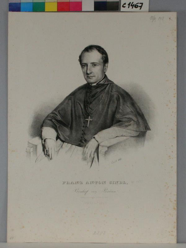 Franz Eybl - Podobizna  biskupa  Františka  Antonína  Gindla