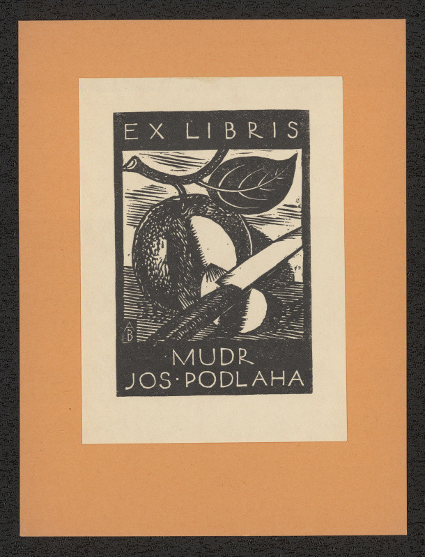 Antonín Burka - Exlibris MUDr. Jos. Podlaha