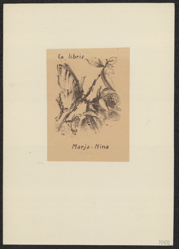 František Bílkovský - Exlibris Marja-Nina