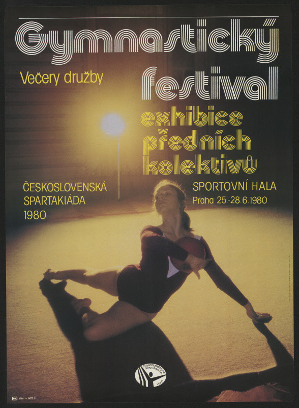 Oldřich Pošmurný - Gymnastický festival: Exhibice předních kolektivů