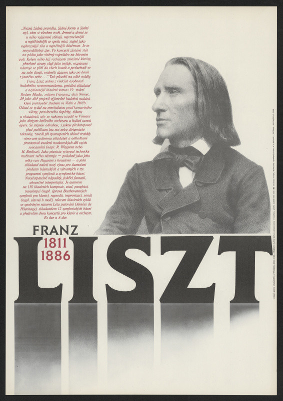 Jiskra Jan - Franz Liszt 1811-1886