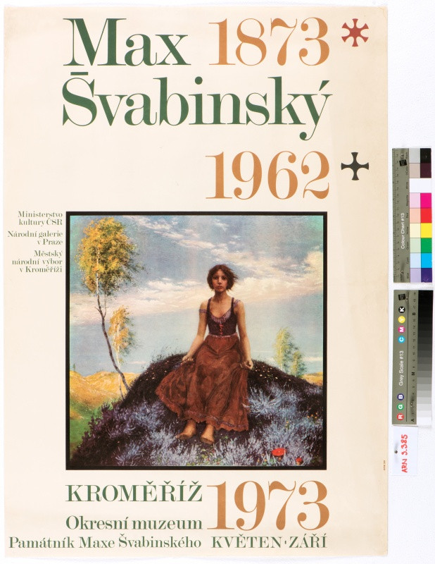 Jiří Rathouský - Max Švabinský 1973-1962, Kroměříž, Okresní muzeum, Pam.Maxe Švabinského, květen - září 1973