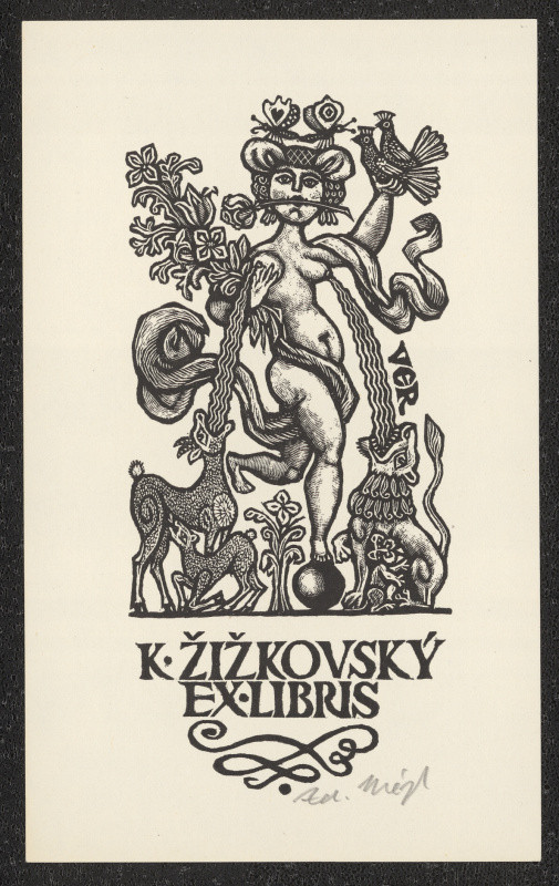 Zdeněk Mézl - Ex libris K. Žižkovský
