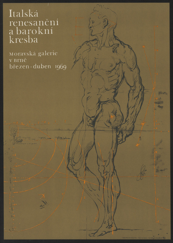 Jan Rajlich st. - Italská renesanční a barokní kresba, Moravská galerie v Brně, březen-duben 1969
