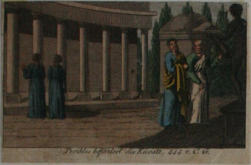 neurčený autor - Perikles befördert die künste 444 v. C. G.